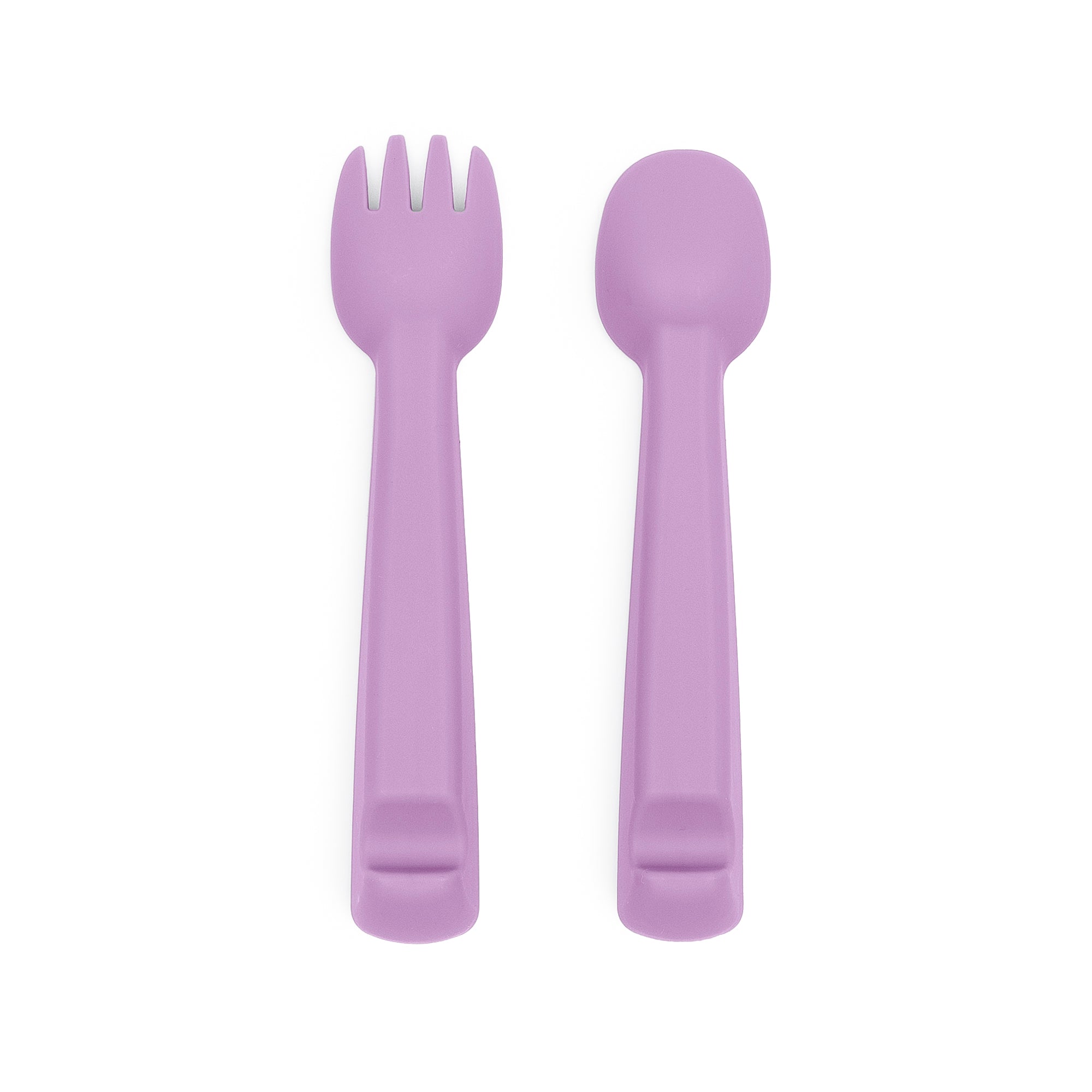 Feedie® Fork & Spoon Set - Lilac