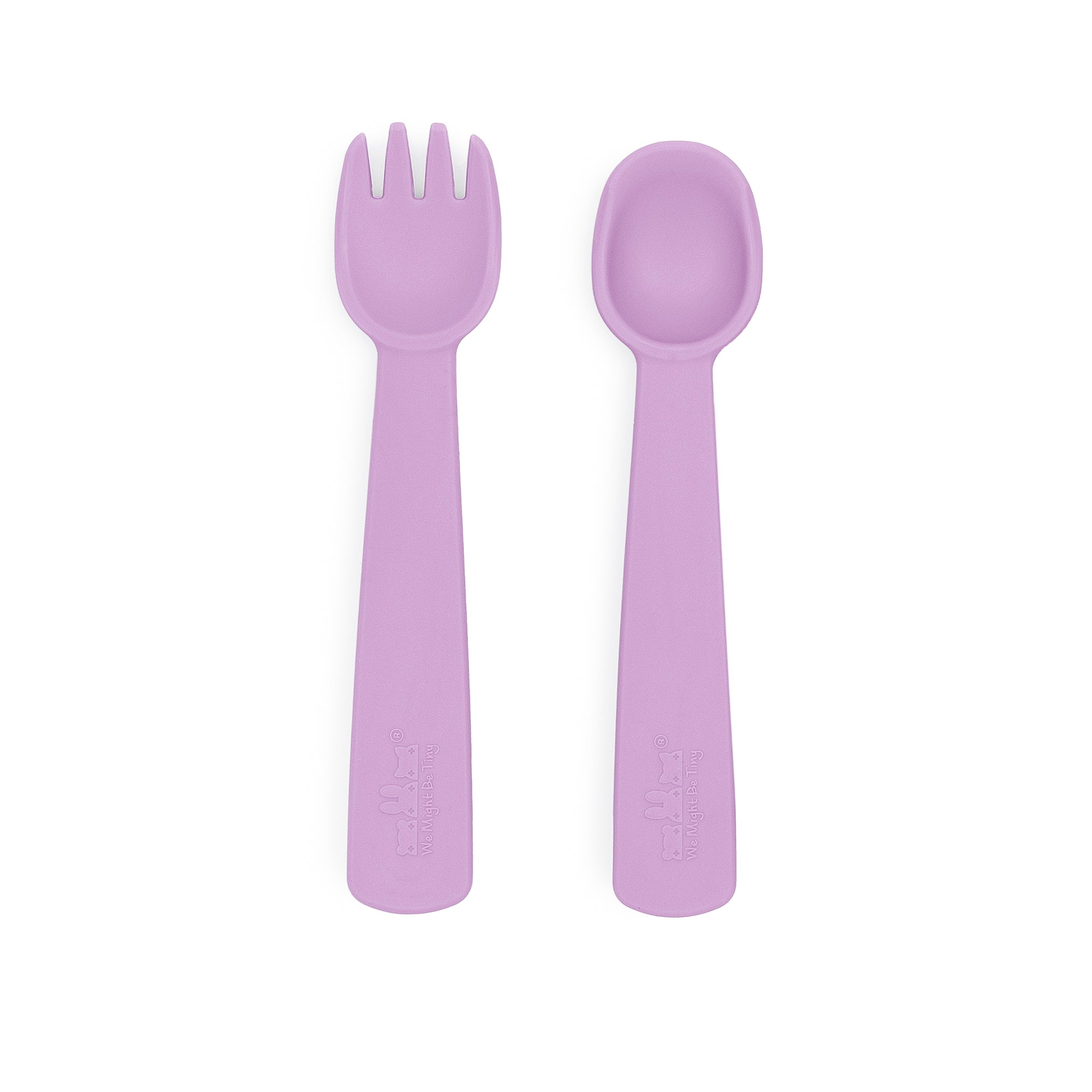 Feedie® Fork & Spoon Set - Lilac