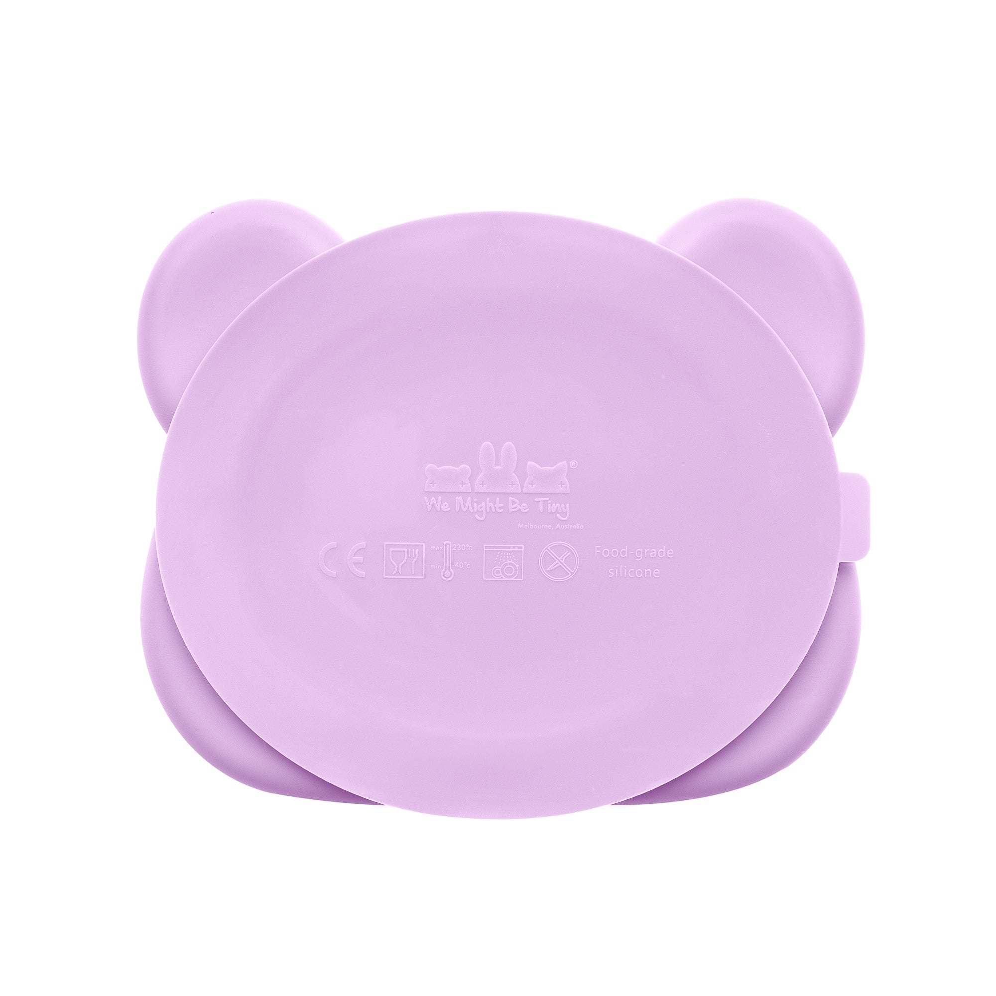 Bear Stickie® Plate - Lilac
