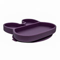 Bunny Stickie Plate in Plum