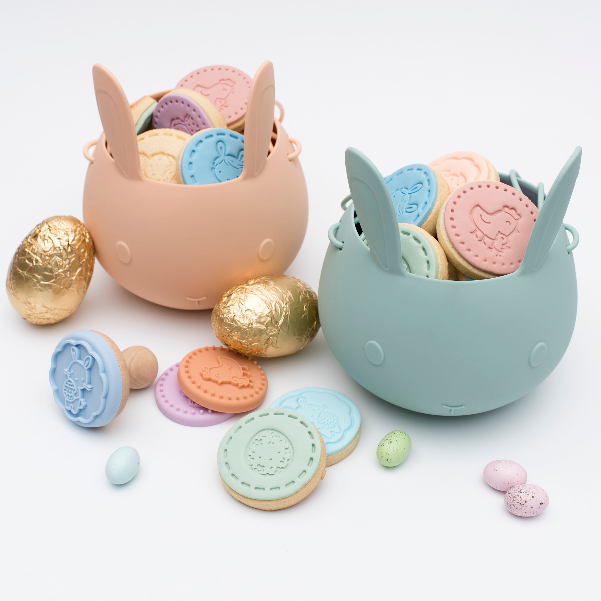 Easter Bunny Basket - Blush