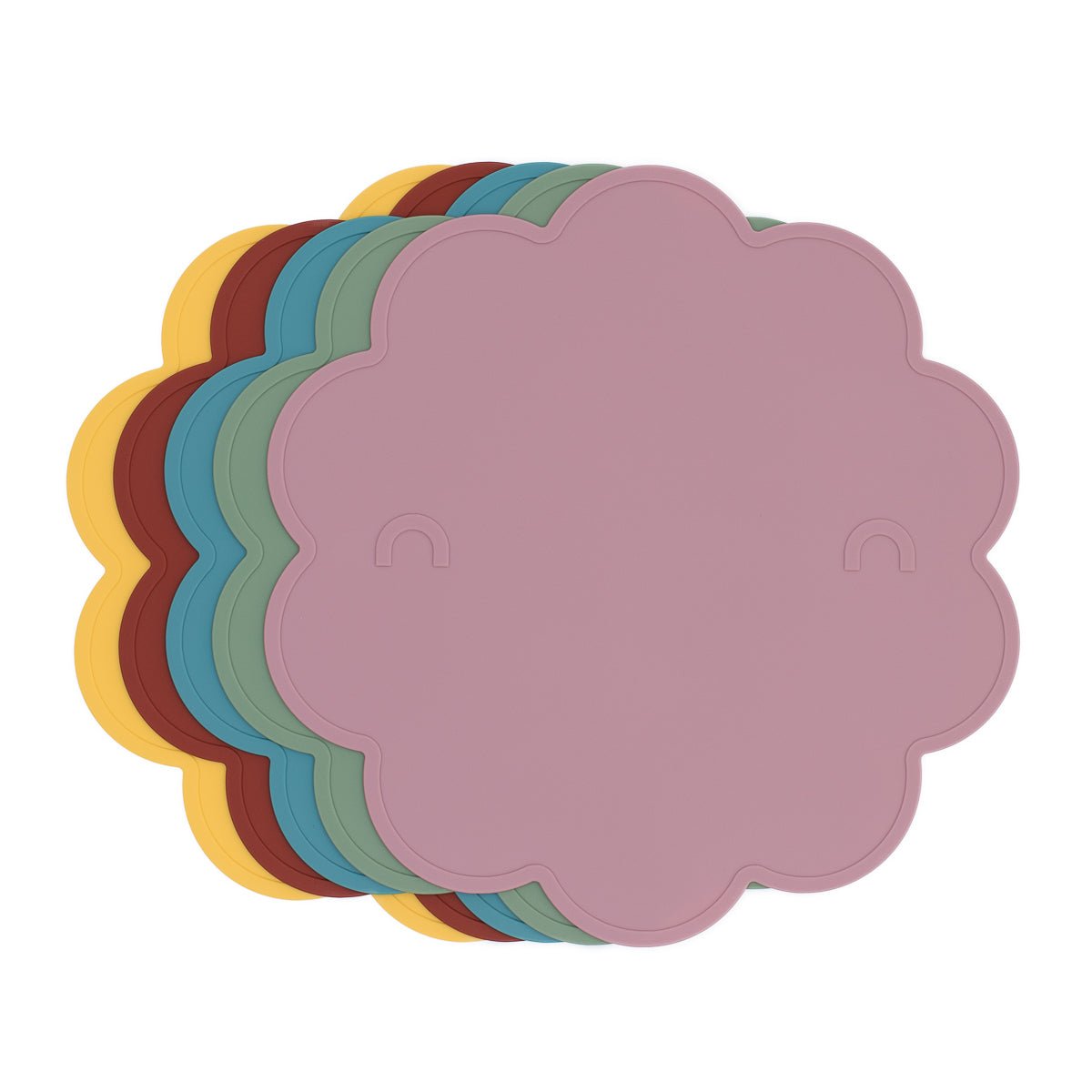 Jelly Silicone Placemats A silicone placemat for round tables