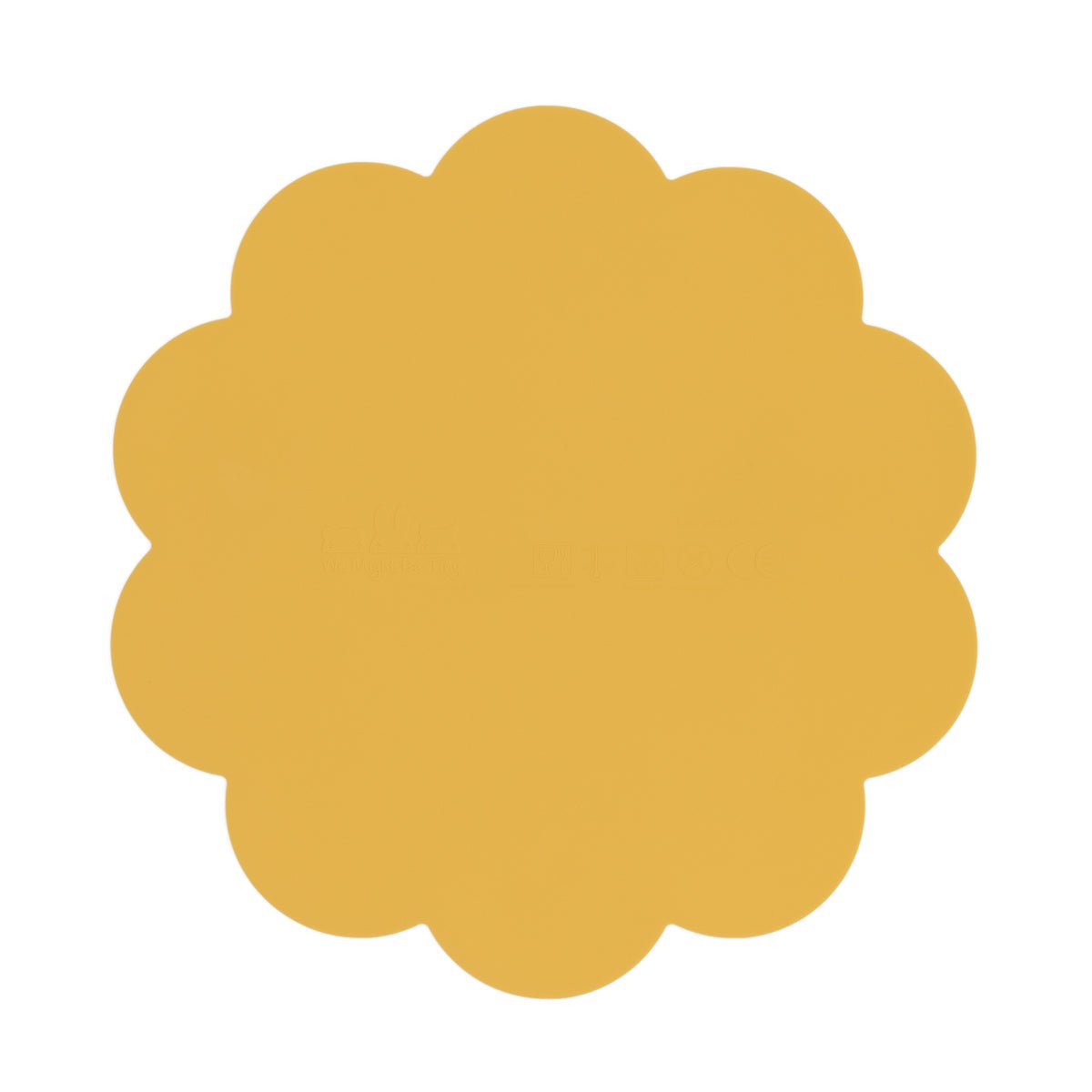 The Jelly Placie - A Silicone Placemat For Round Tables in Yellow