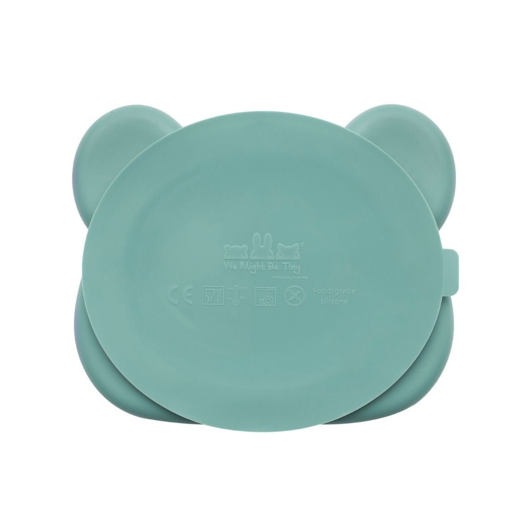 Bear Stickie® Plate - Pistachio