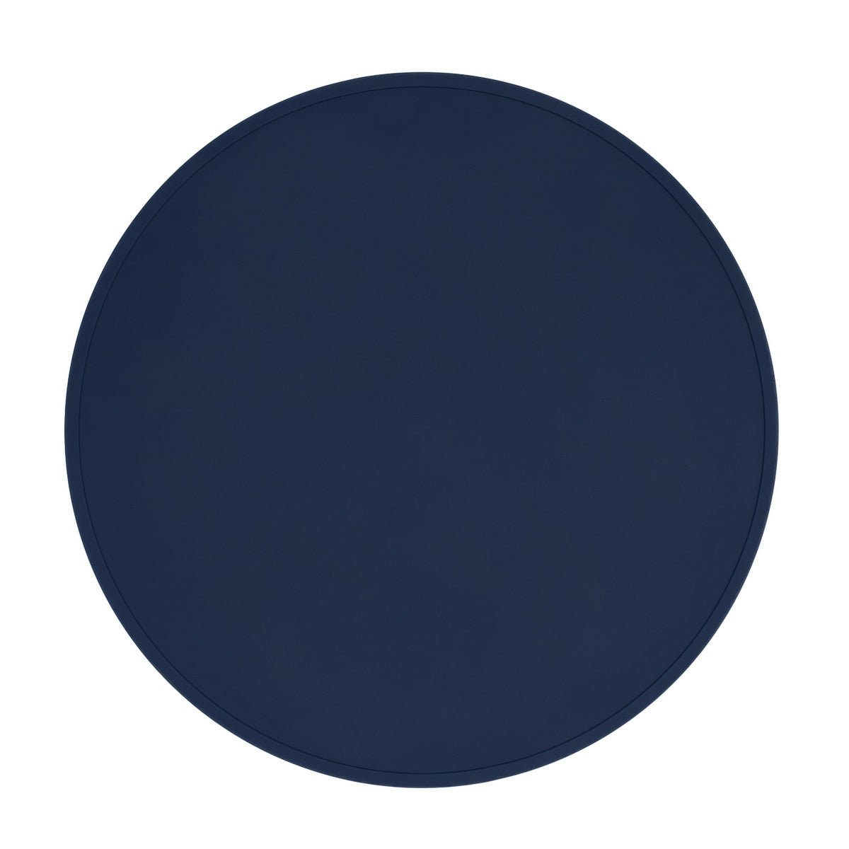 Round Silicone Placemat in Navy