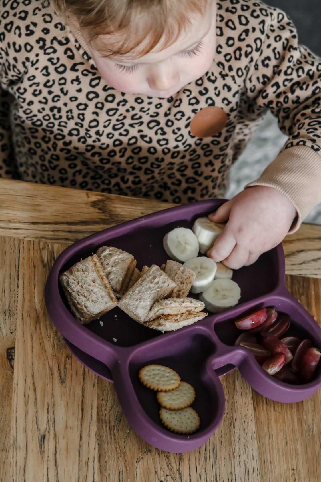 Plum Stickie Plate by We Might Be Tiny