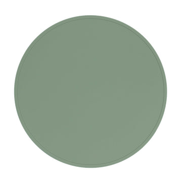 Round Silicone Placemat in Sage