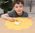 The Jelly Placie - A Silicone Placemat For Round Tables in Yellow