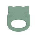 Our silicone cat teething ring in Sage