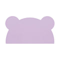 Silicone bear kids placemat in the shade lilac.
