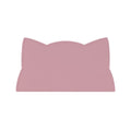 Silicone cat kids placemat in the shade dusty rose.