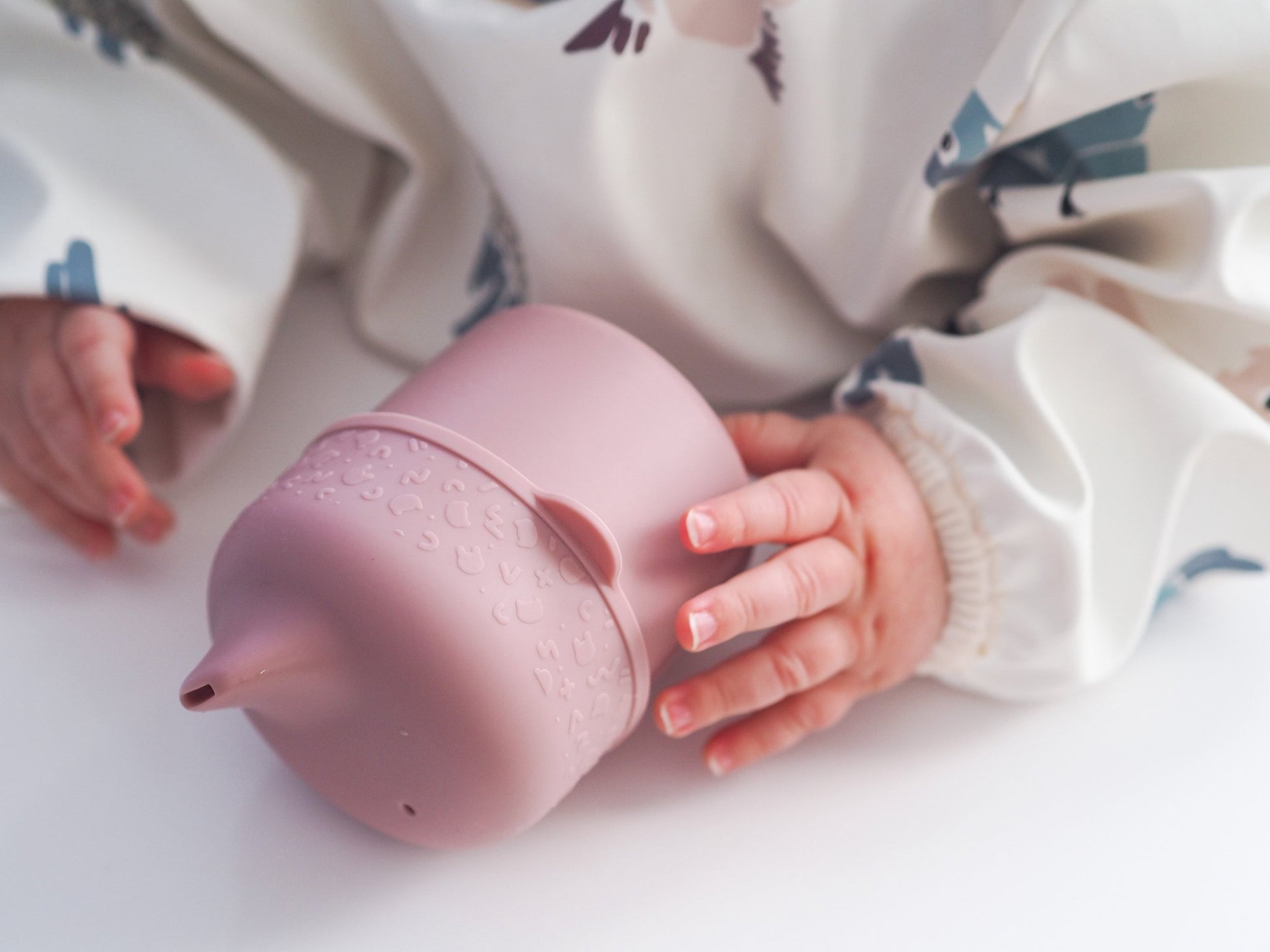 The Sippie Lid - The No-Spill Sippy Cup Lid with Straw in Dusty Rose