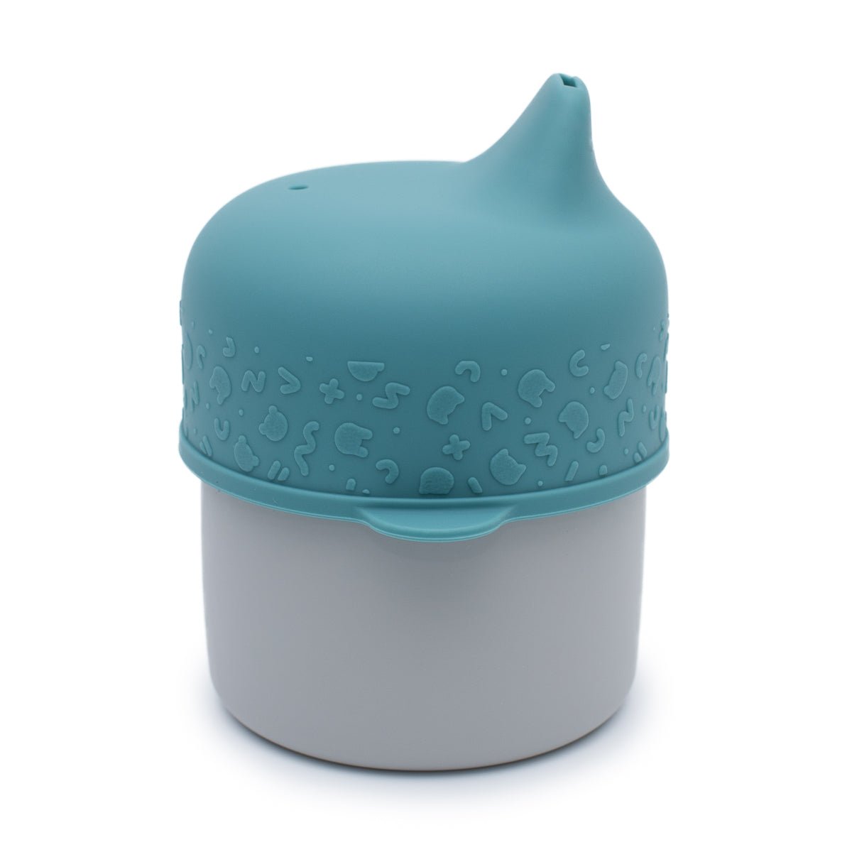 The Sippie Lid - The No-Spill Sippy Cup Lid with Straw in Blue Dusk