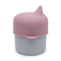 The Sippie Lid - The No-Spill Sippy Cup Lid with Straw in Dusty Rose