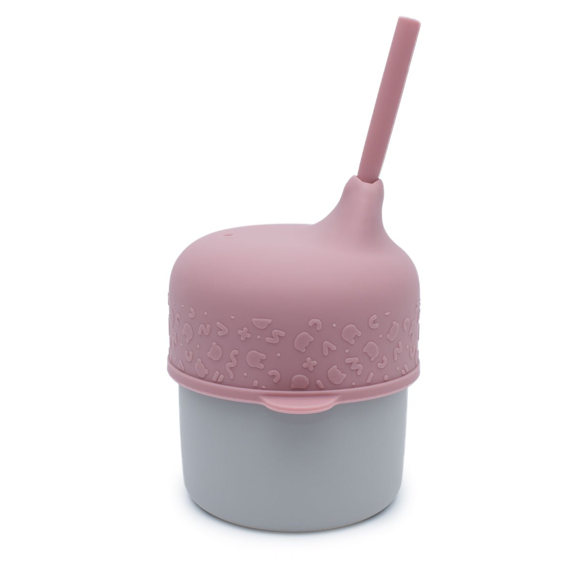 The Sippie Lid - The No-Spill Sippy Cup Lid with Straw in Dusty Rose