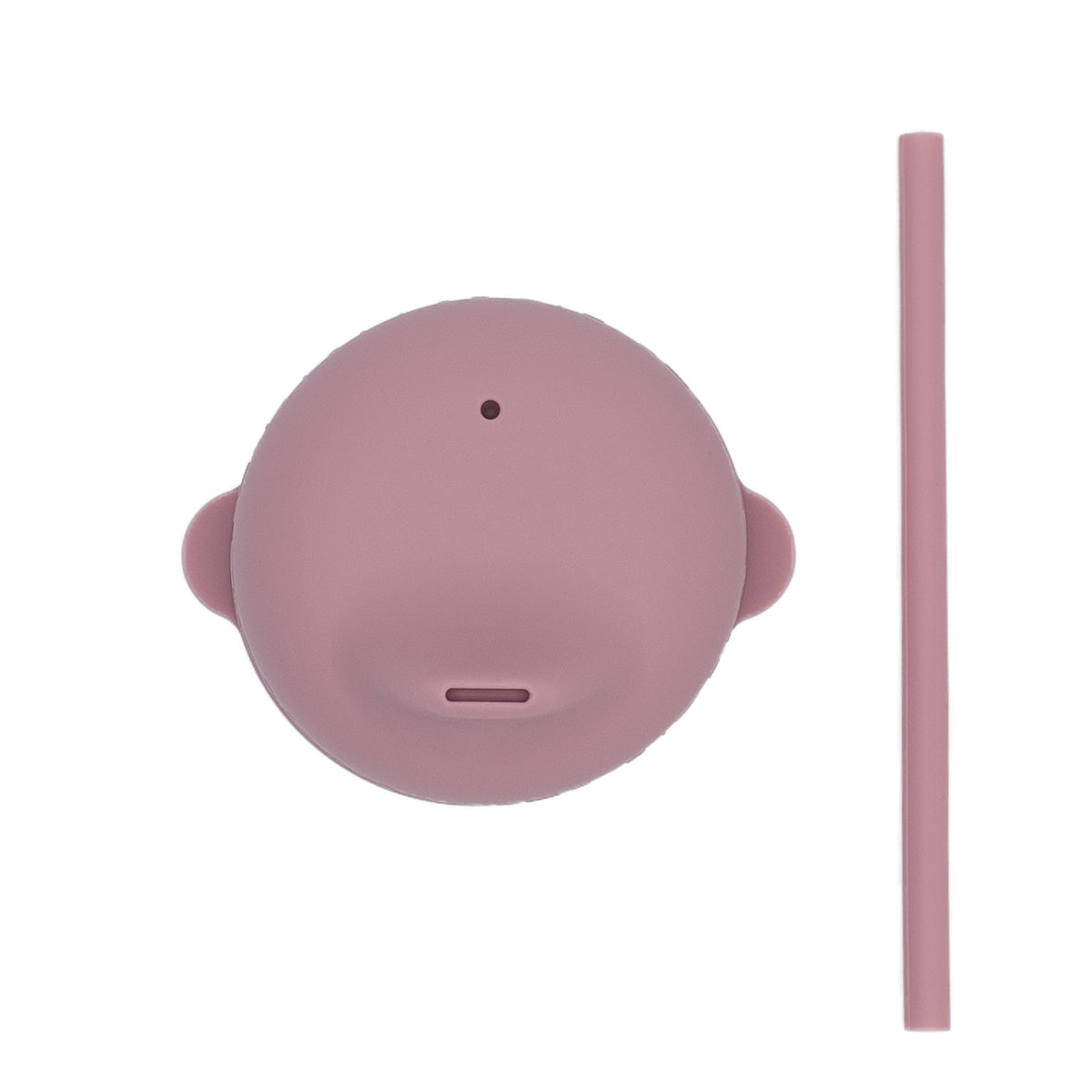 The Sippie Lid - The No-Spill Sippy Cup Lid with Straw in Dusty Rose