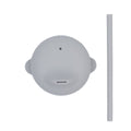 The Sippie Lid - The No-Spill Sippy Cup Lid with Straw in Grey