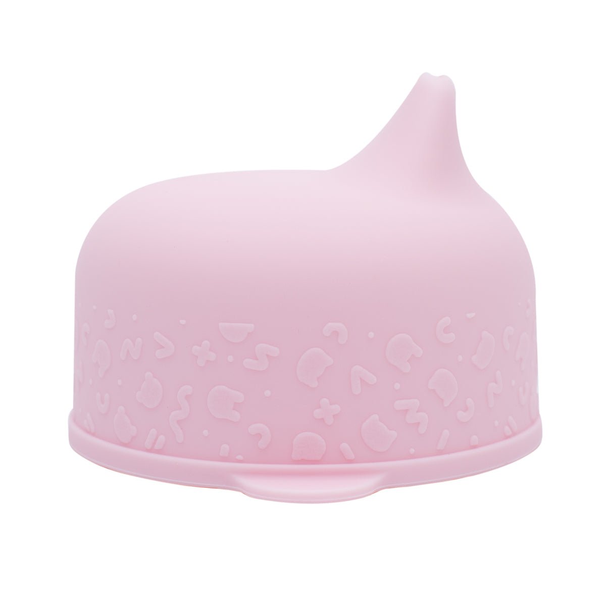The Sippie Lid - The No-Spill Sippy Cup Lid with Straw in Powder Pink