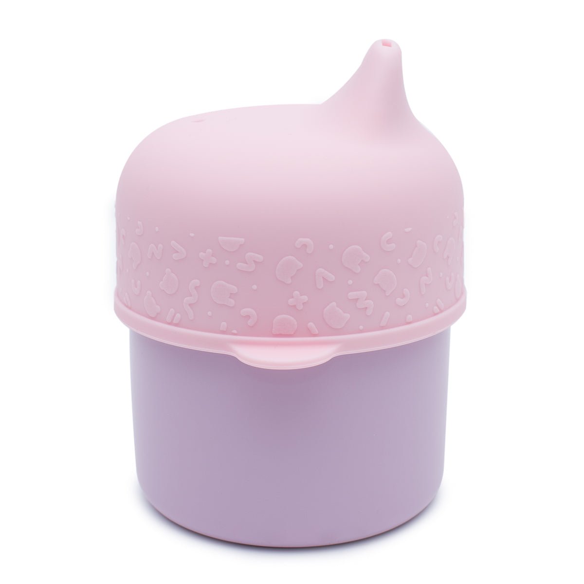 The Sippie Lid - The No-Spill Sippy Cup Lid with Straw in Powder Pink