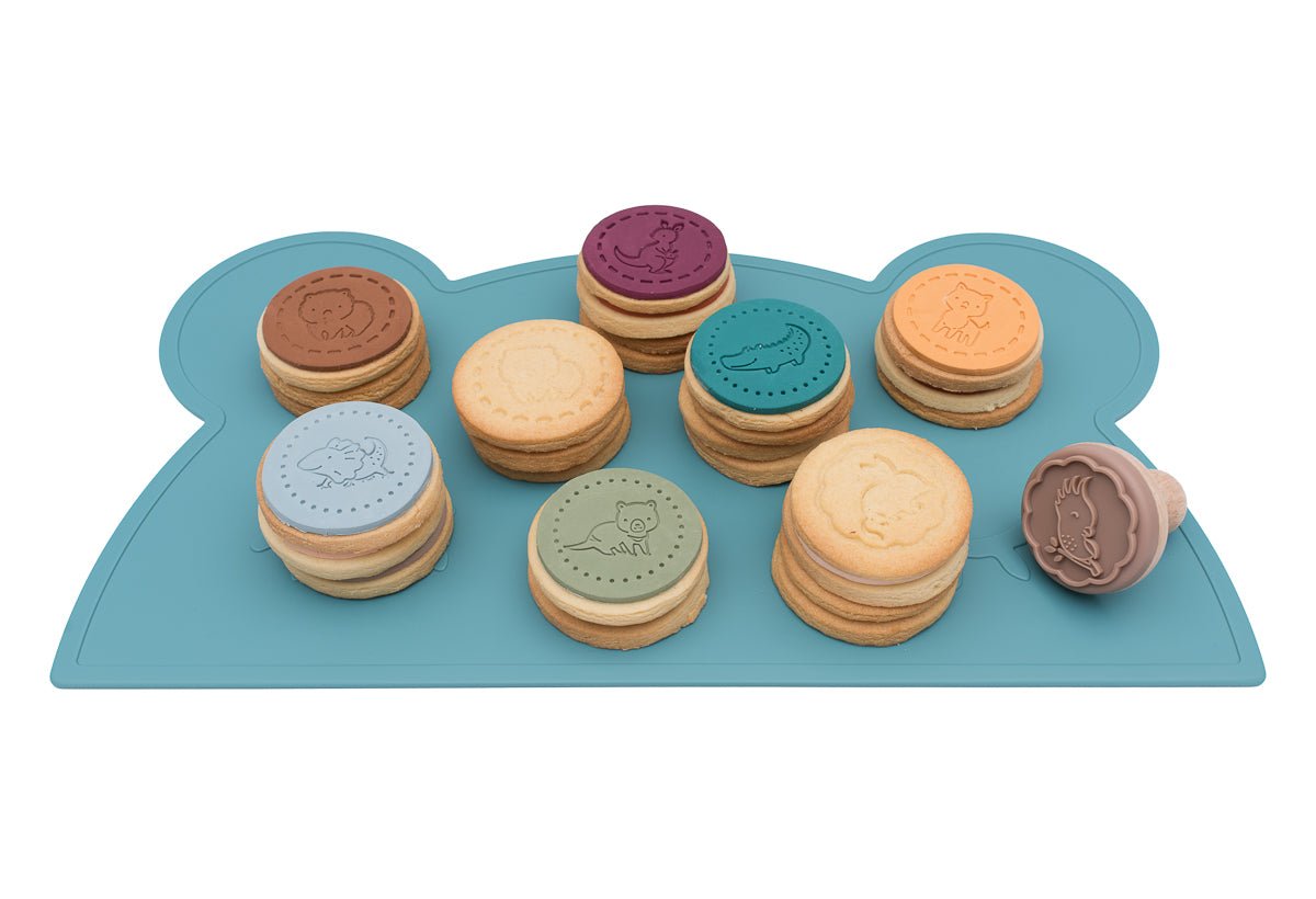 Our Australiana Stampies are the award-winning silicone cookie stamps featuring Australian animals.