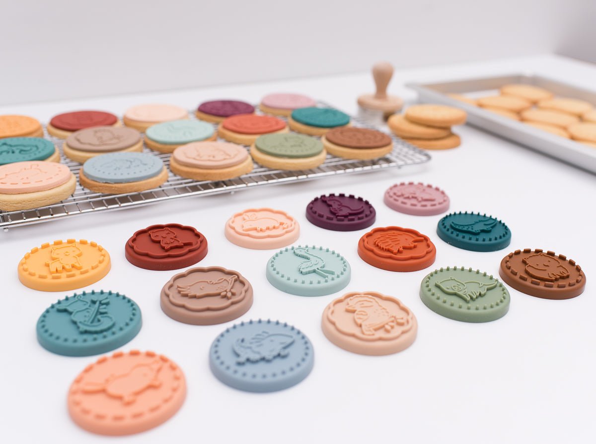 Our Australiana Stampies are the award-winning silicone cookie stamps featuring Australian animals.