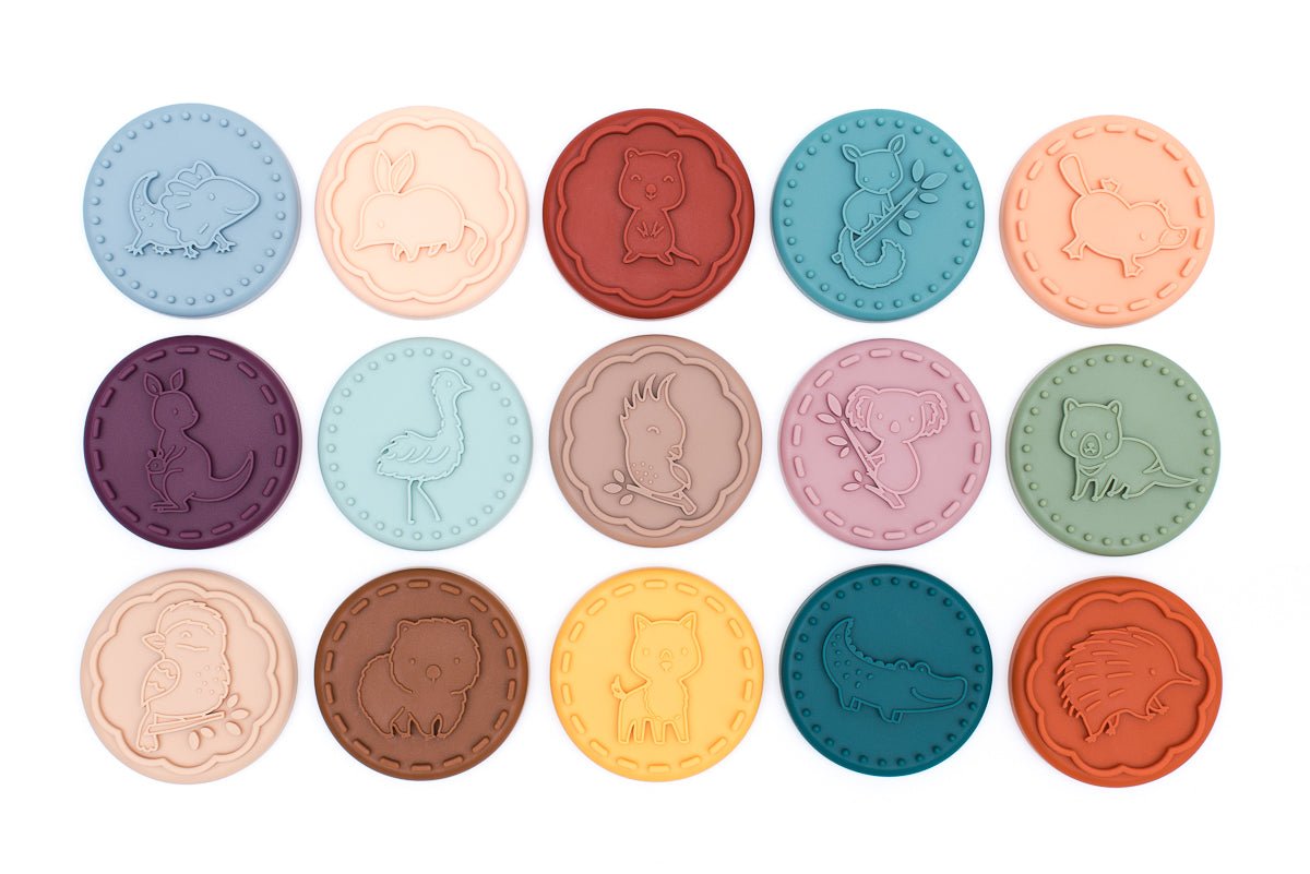 Our Australiana Stampies are the award-winning silicone cookie stamps featuring Australian animals.