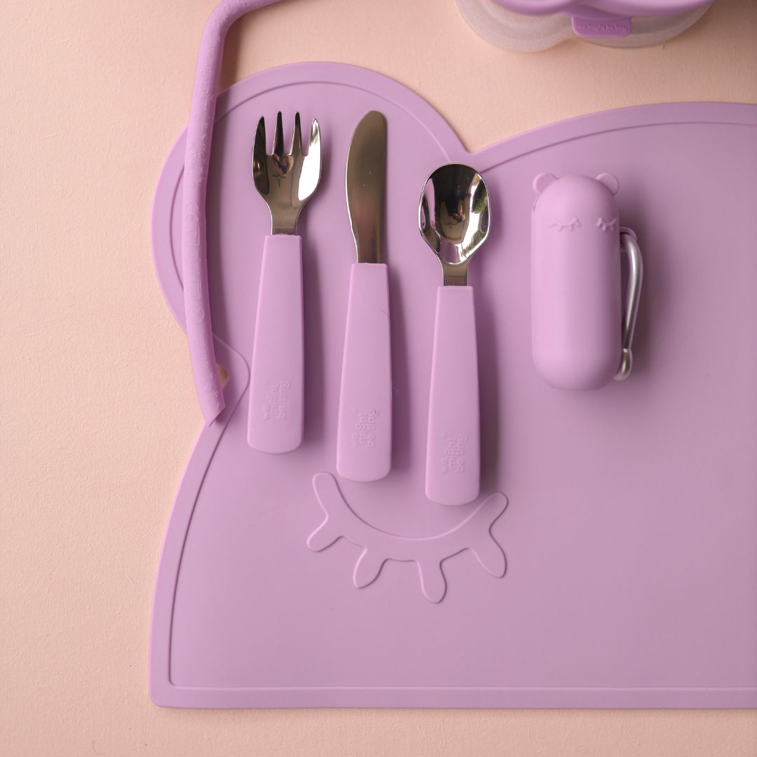 Toddler Feedie® Cutlery Set - Lilac