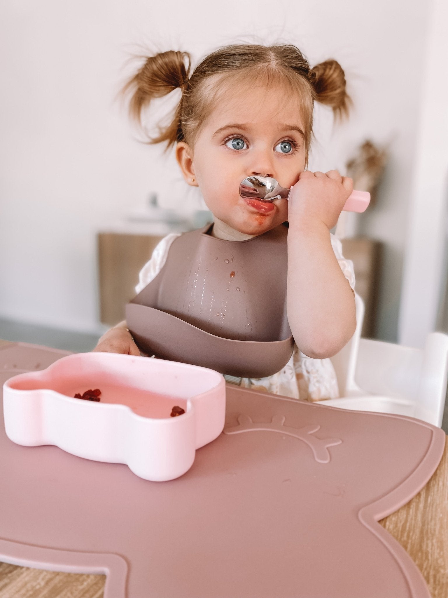 toddler cutlery set dusty rose