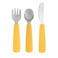 Toddler Cutlery Set in Yellow