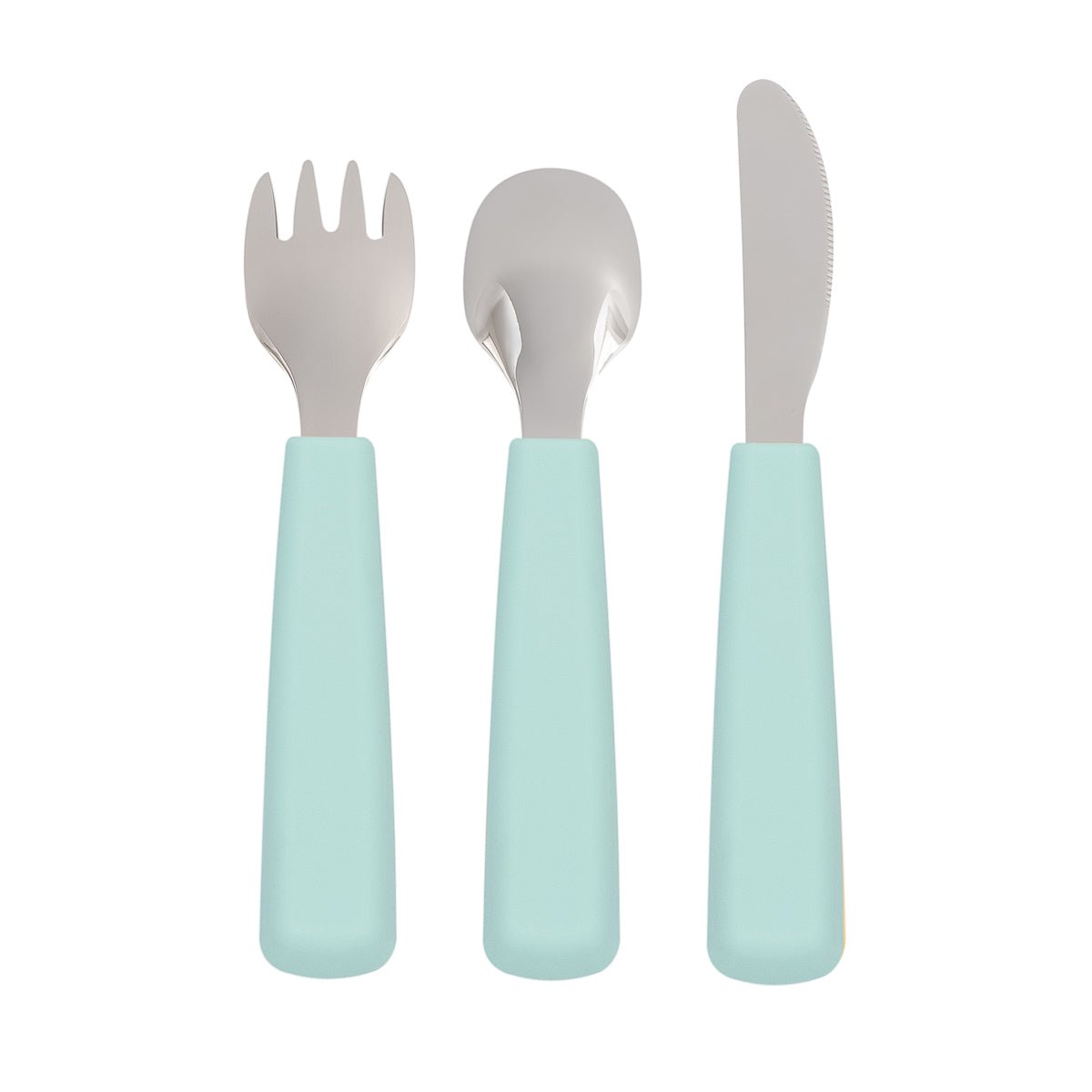 Toddler Cutlery Set in Minty Green