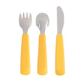 Toddler Cutlery Set in Yellow