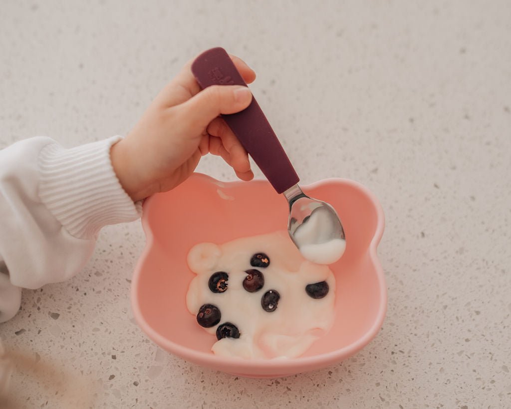Toddler Feedie® Cutlery Set - Plum